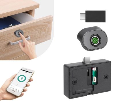 قفل درج ذكي ببصمة الإصبع